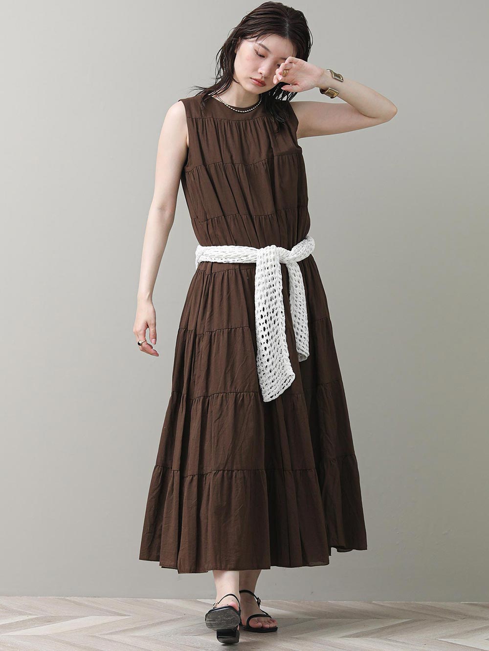 Tiered maxi dress